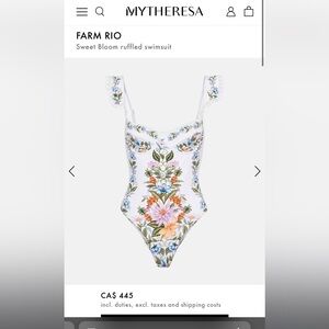 FARM RIO SWIMSUIT 🩱 WITH NEW TAGS